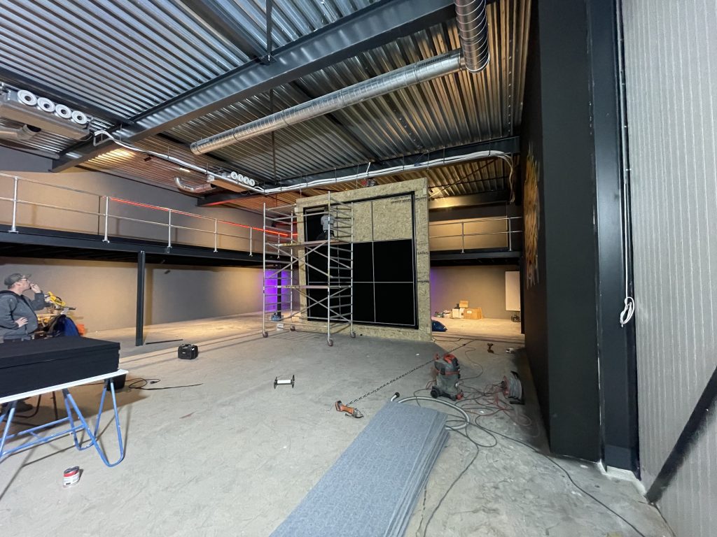 Verbouwing Personal Fitness Soest tijdens foto