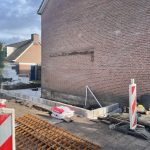 Uitbouw woning Soest tijdens foto