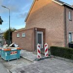 Uitbouw woning Soest tijdens foto