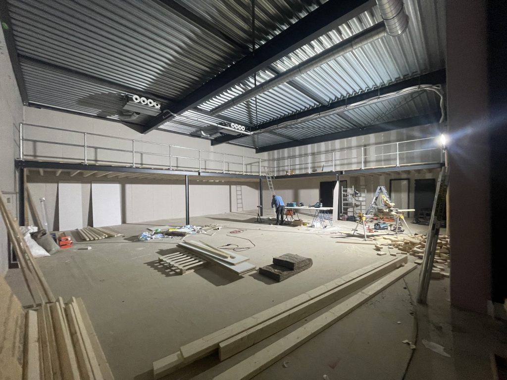 Verbouwing Personal Fitness Soest tijdens foto