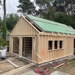 Nieuwbouw garage in Soest tijdens foto