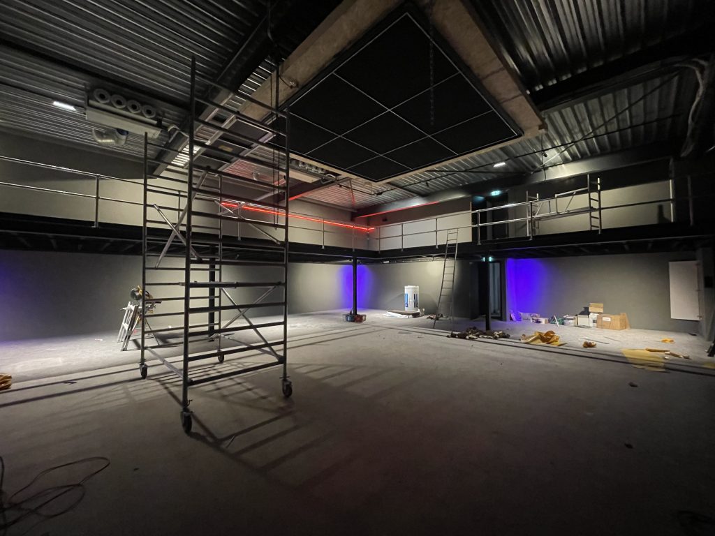 Verbouwing Personal Fitness Soest tijdens foto