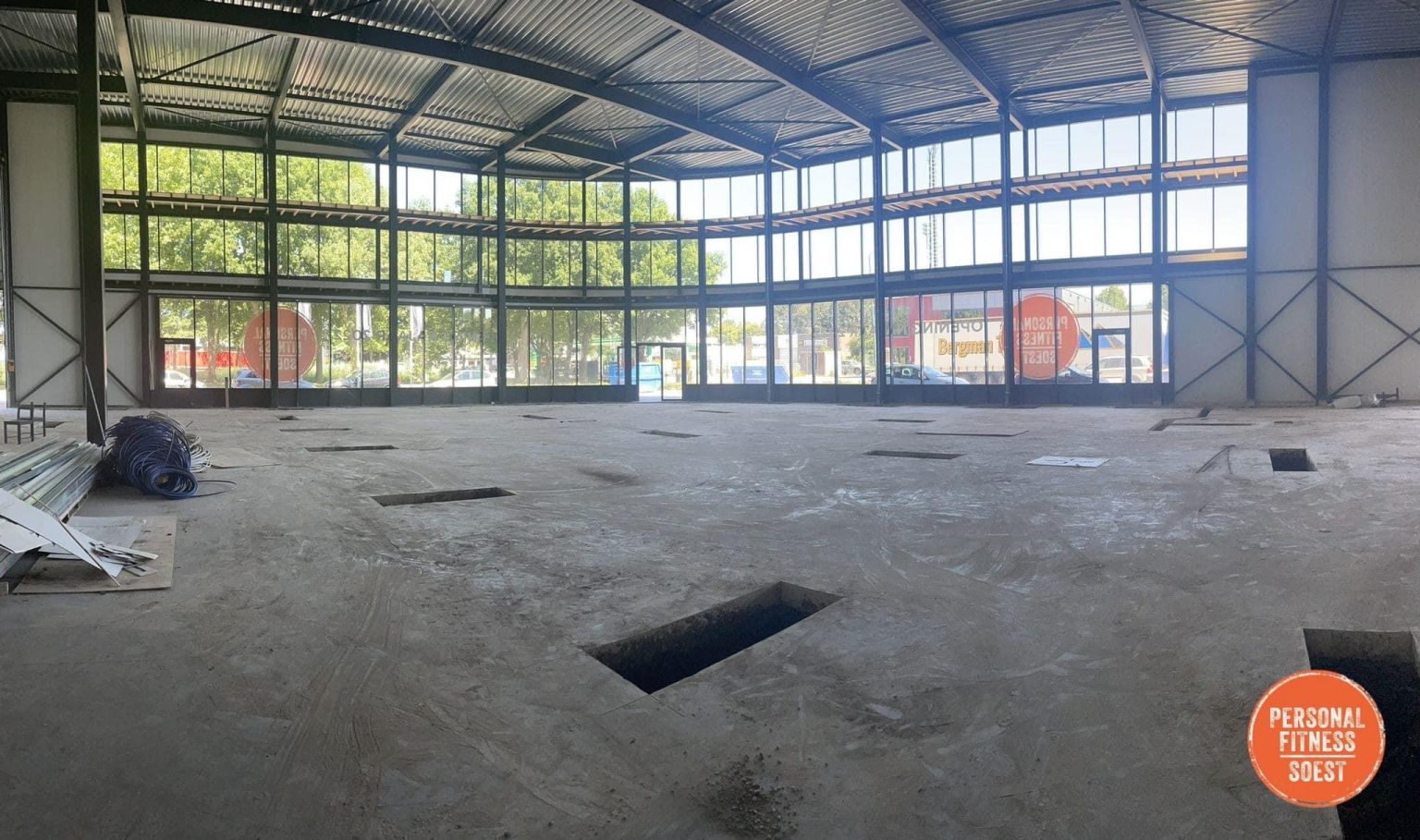 Verbouwing Personal Fitness Soest voor foto