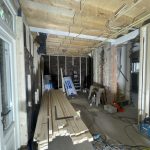 Verbouwing woning Baarn tijdens foto