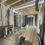 Verbouwing woning Baarn tijdens foto